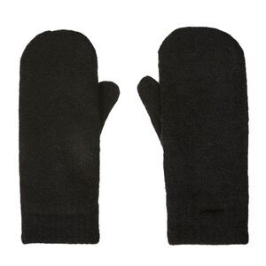 Pieces Womens/Ladies Winter Mittens / Black